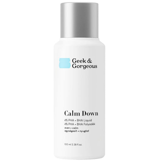 Geek & Gorgeous Calm Down 4% PHA + BHA Liquid 100ml