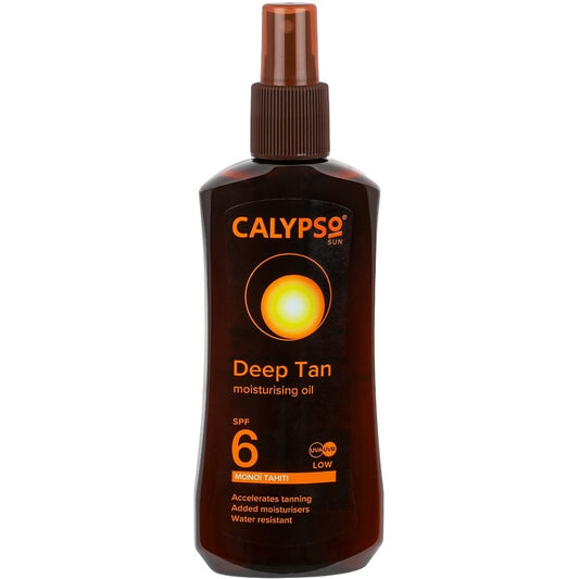 Calypso Deep Tan Moisturising Tan Accelerator Oil Spray SPF6 200ml