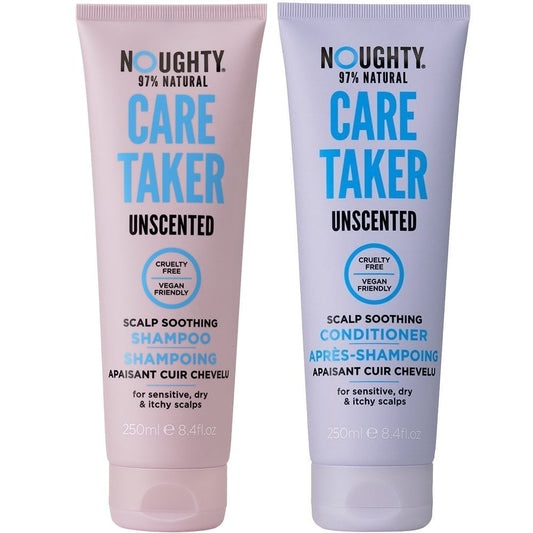 Noughty Care Taker Fragrance Free Scalp Soothing Shampoo & Conditioner Twin 2 x 250ml