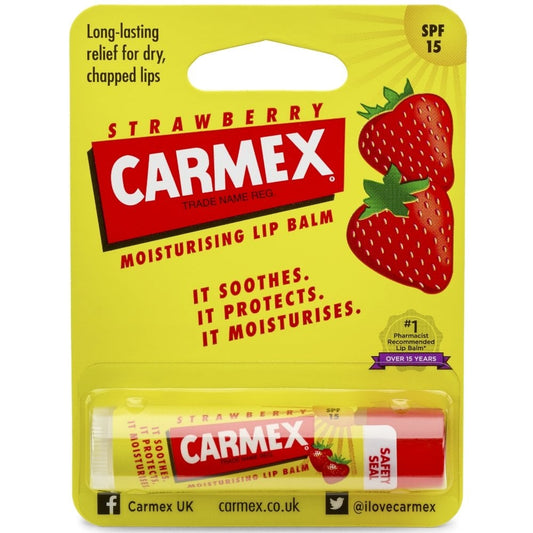 Carmex Lip Balm Stick Strawberry SPF15 4.25g