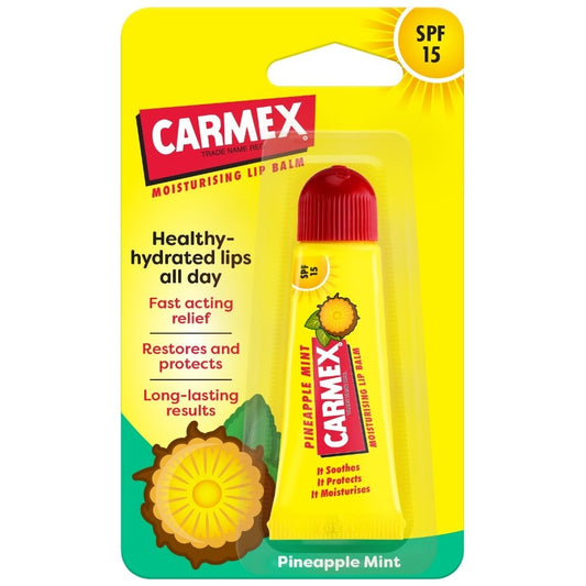 Carmex Lip Balm Tube Pineapple & Mint SPF15 10g