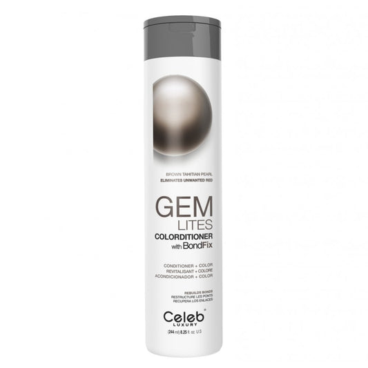 Celeb Luxury Gem Lites Colourditioner Brown Tahitian Pearl 244ml