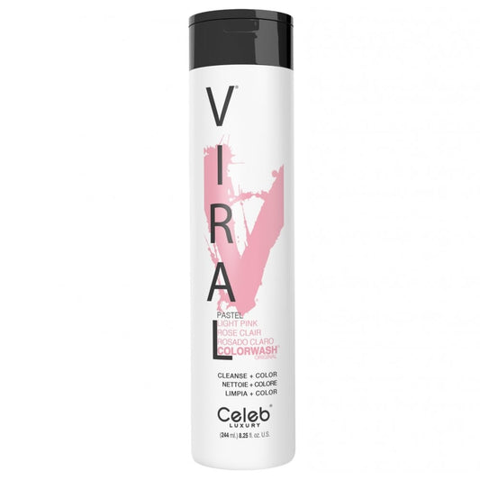 Celeb Luxury Viral Pastel Light Pink Color Wash 244ml