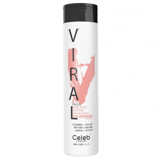 Celeb Luxury Viral Pastel Rose Gold Color Wash 244ml