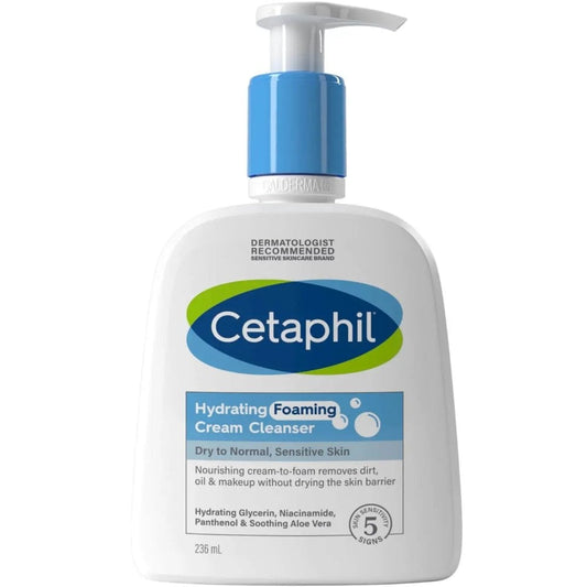 Cetaphil Hydrating Foaming Cream Cleanser 236ml