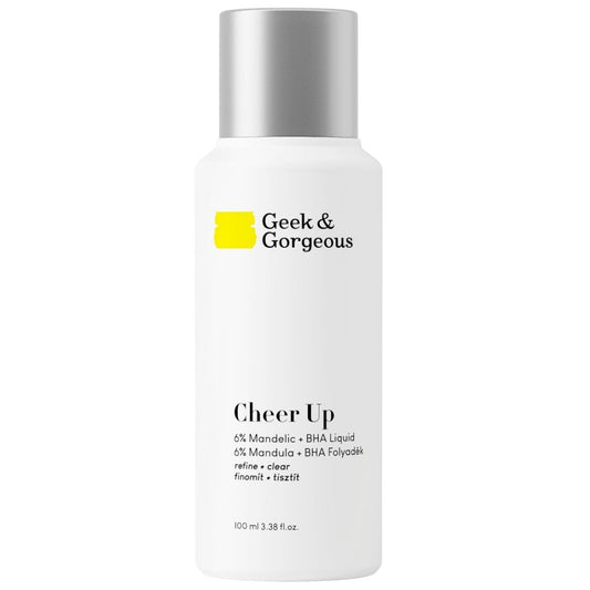 Geek & Gorgeous Cheer Up 6% Mandelic Acid + Salicylic Acid Liquid Exfoliant 100ml