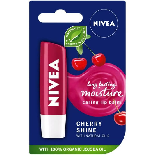 Nivea Cherry Shine Caring Lip Balm 4.8g