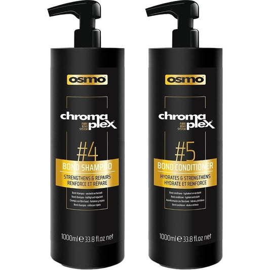 Osmo Chromaplex No. 4 Bond Shampoo & No. 5 Bond Conditioner Twin 2 x 1000ml