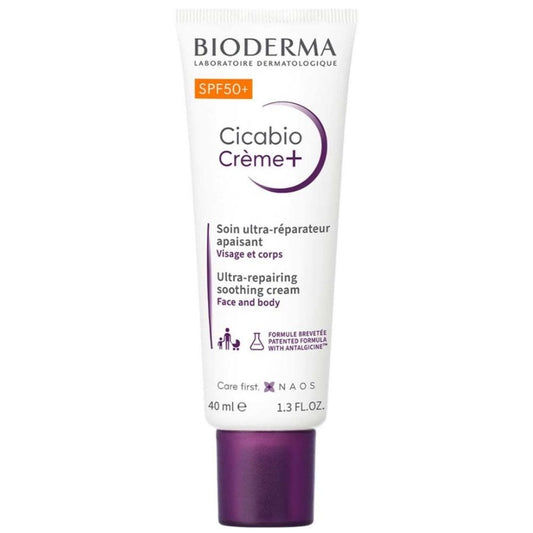 Bioderma Cicabio Cream Ultra-Repairing Soothing Cream SPF50+ 40ml