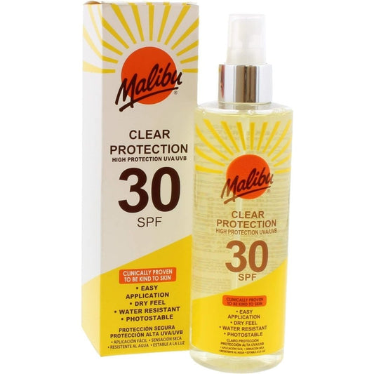 Malibu Clear Protection Spray SPF30 250ml