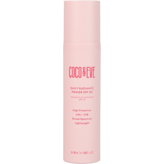 Coco & Eve High Protection Daily Radiance Lightweight Primer SPF50 50ml