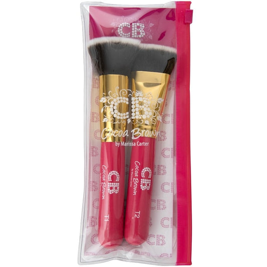 Cocoa Brown Self-Tan Contouring Brush Set