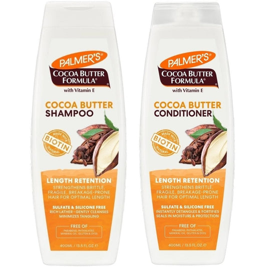 Palmer's Cocoa Butter Formula Length Retention Shampoo & Conditioner Twin 2 x 400ml