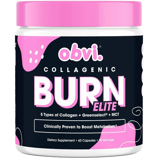 Obvi Collagenic Burn Elite Fat Burner Dietary Supplement 60 Capsules