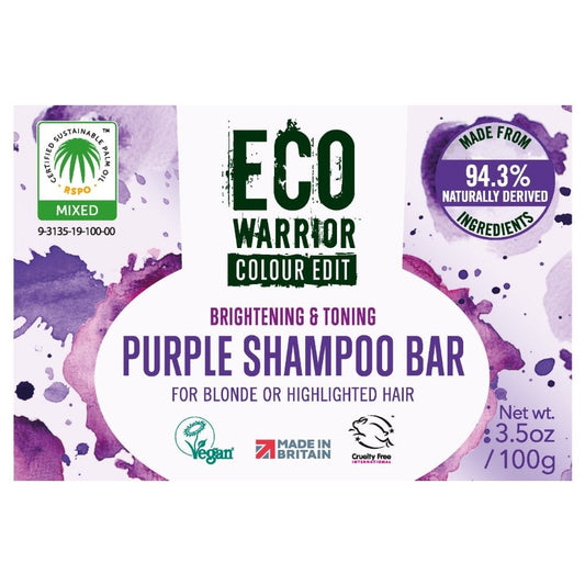 Eco Warrior Colour Edit Purple Hair Shampoo Bar 100g