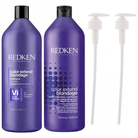 Redken Colour Extend Blondage Anti-Brass Shampoo & Conditioner Twin 2 x 1000ml