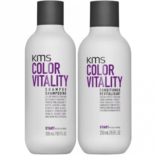 KMS Colour Vitality Shampoo 300ml & Conditioner 250ml Twin