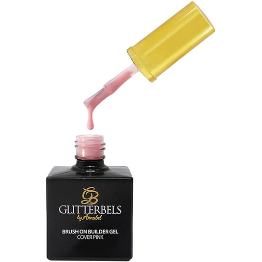 Glitterbels Cover Pink Brush On Builder Gel Polish 17ml