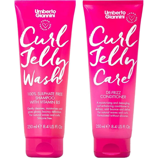 Umberto Giannini Curl Jelly Wash Shampoo & Conditioner Twin 2 x 250ml