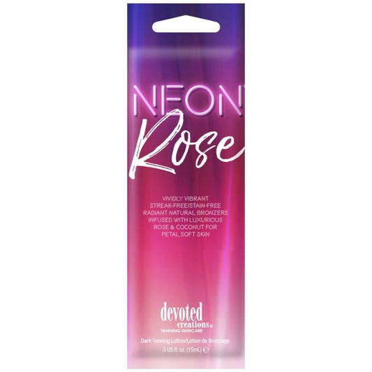 Devoted Creations Neon Rose Dark Tanning Accelerator Sachet 15ml