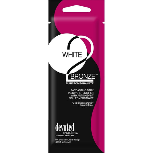 Devoted Creations White2Bronze Pure Pomegranate Dark Intensifier Tanning Accelerator Sachet 15ml