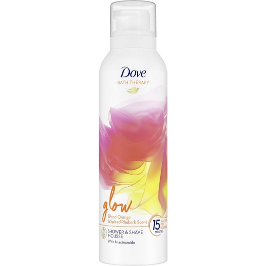 Dove Glow Blood Orange & Spiced Rhubarb Shower & Shave Mousse 200ml