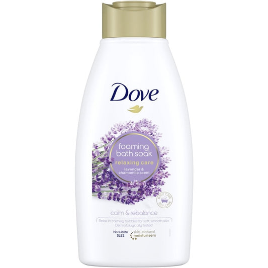 Dove Relaxing Care Foaming Bath Soak 450ml