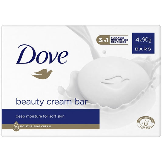 Dove Original Beauty Cream Soap Bar 4 x 90g