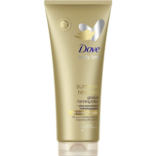 Dove Summer Revived Self Tanning Body Lotion Light To Medium 200ml