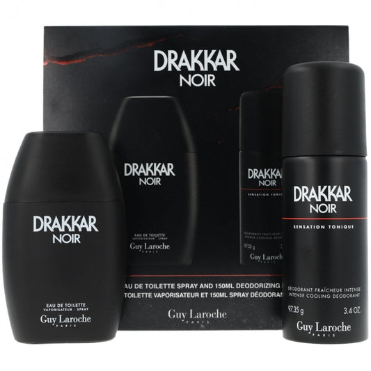 Guy Laroche Drakkar Noir Eau De Toilette Gift Set 100ml