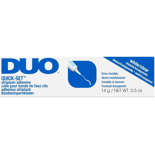 Duo Eyelash Glue Quick-Set Striplash Adhesive White/Clear 14g