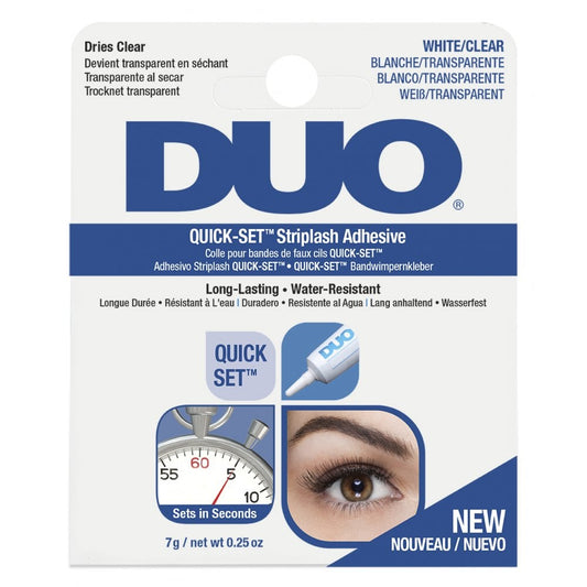 Duo Eyelash Glue Quick-Set Striplash Adhesive White/Clear 7g