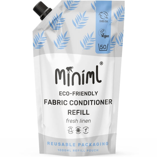 Miniml Fabric Conditioner Fresh Linen Pouch 1000ml