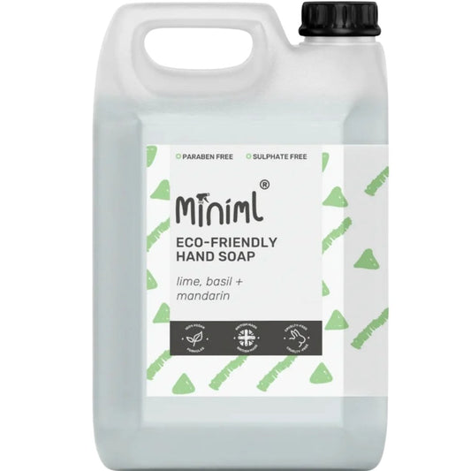 Miniml Eco Friendly Hand Soap Lime, Basil & Mandarin 5000ml