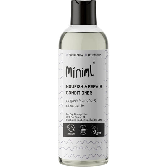 Miniml Eco Friendly Nourish & Repair Conditioner English Lavender & Chamomile 500ml Flip Lid