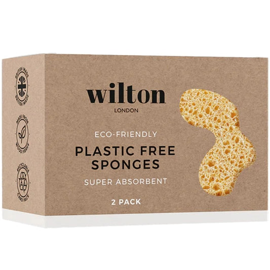 Wilton London Super Absorbent Plastic Free Sponge Pack of 2