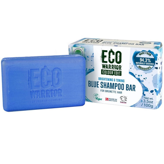 Eco Warrior Colour Edit Blue Hair Shampoo Bar 100g