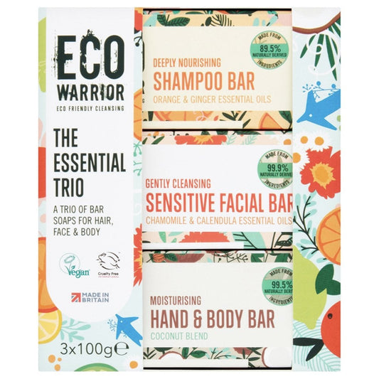 Eco Warrior Essential Trio Gift Pack 3 x 100g