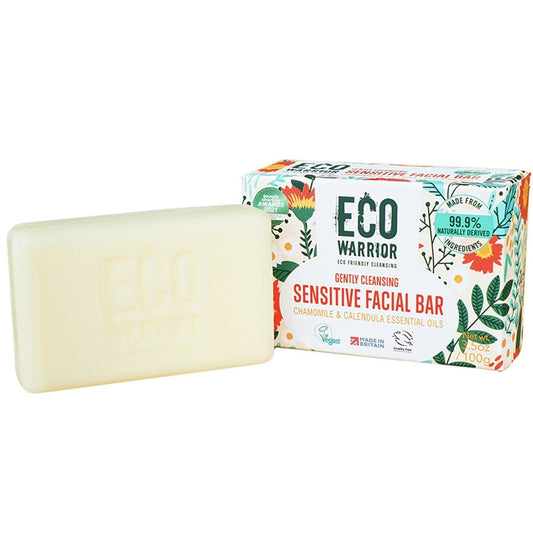 Eco Warrior Gently Cleansing Sensitive Facial Bar 100g