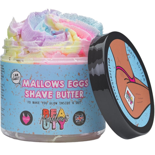 Mallows Beauty Eggs Shave Butter 100g