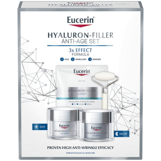 Eucerin Anti-Age Hyaluron Filler 3 Piece Gift Set