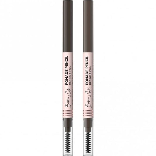 Eveline Cosmetics Brow & Go Waterproof Define & Fill Pomade Eyebrow Pencil