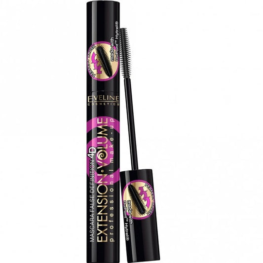 Eveline Cosmetics 4D False Definition Extra Volume & Carbon Black Mascara 10ml