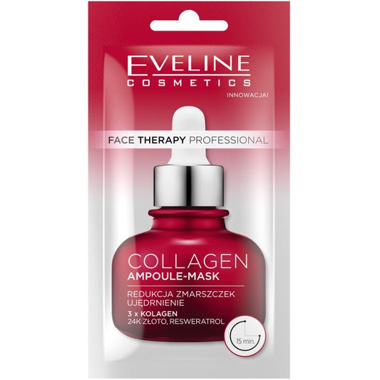 Eveline Cosmetics Face Therapy Professional Collagen Ampoule-Mask 8ml