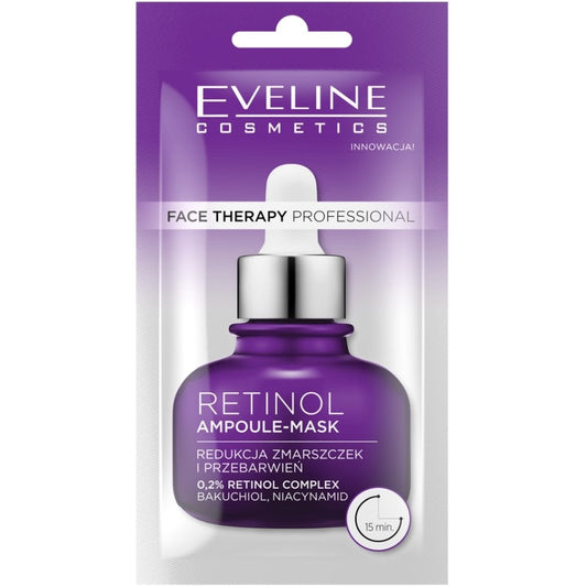 Eveline Cosmetics Face Therapy Professional Retinol Ampoule-Mask 8ml