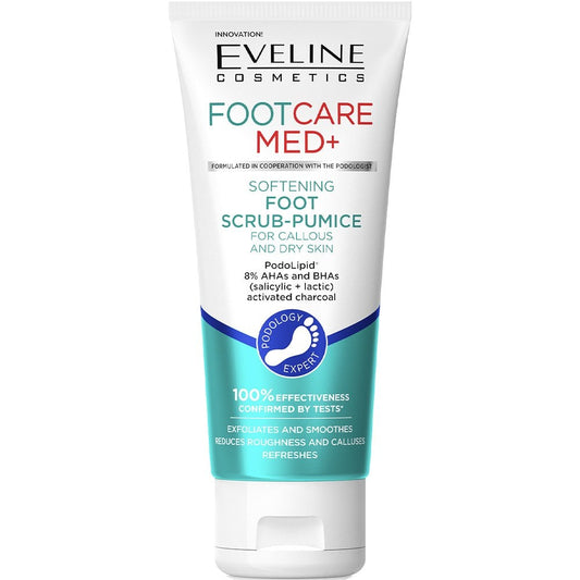 Eveline Cosmetics Footcare Med+ Softening Foot Scrub-Pumice 100ml