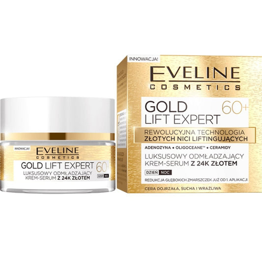 Eveline Cosmetics Gold Lift Expert Firming Day & Night Cream 60+ 50ml