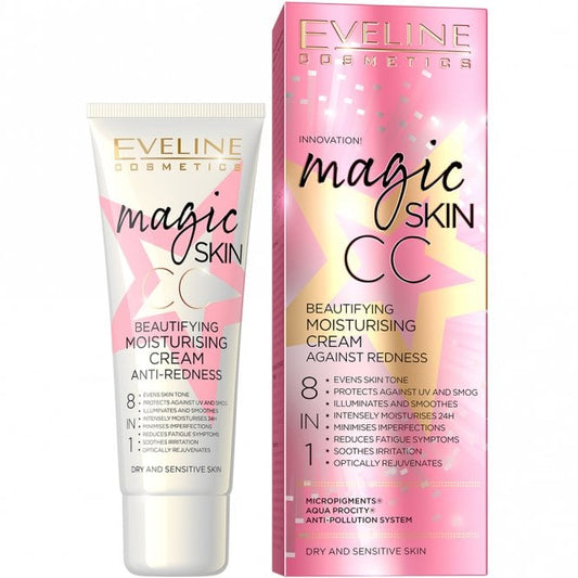 Eveline Cosmetics Magic Skin CC Moisturising Cream Anti-Redness 8 in 1 50ml