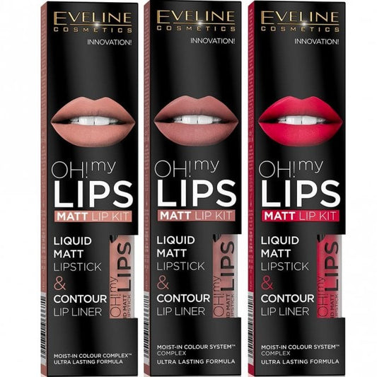 Eveline Cosmetics Oh My Lips Matte Lip Kit