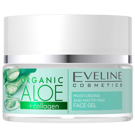 Eveline Cosmetics Organic Aloe & Collagen Mattifying Face Cream 50ml